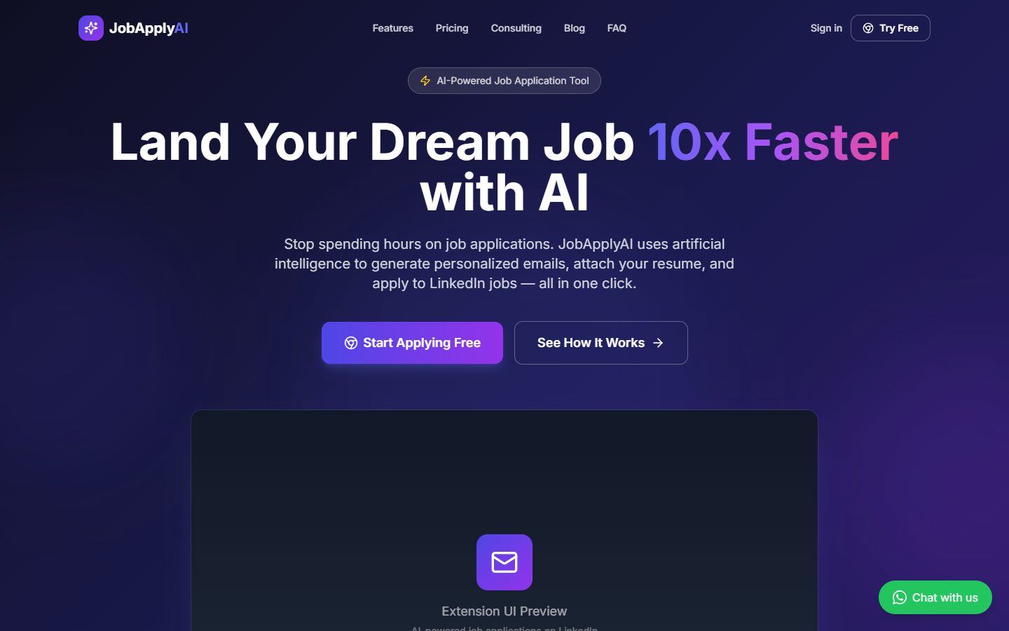 JobApplyAI — AI Job Applications for LinkedIn